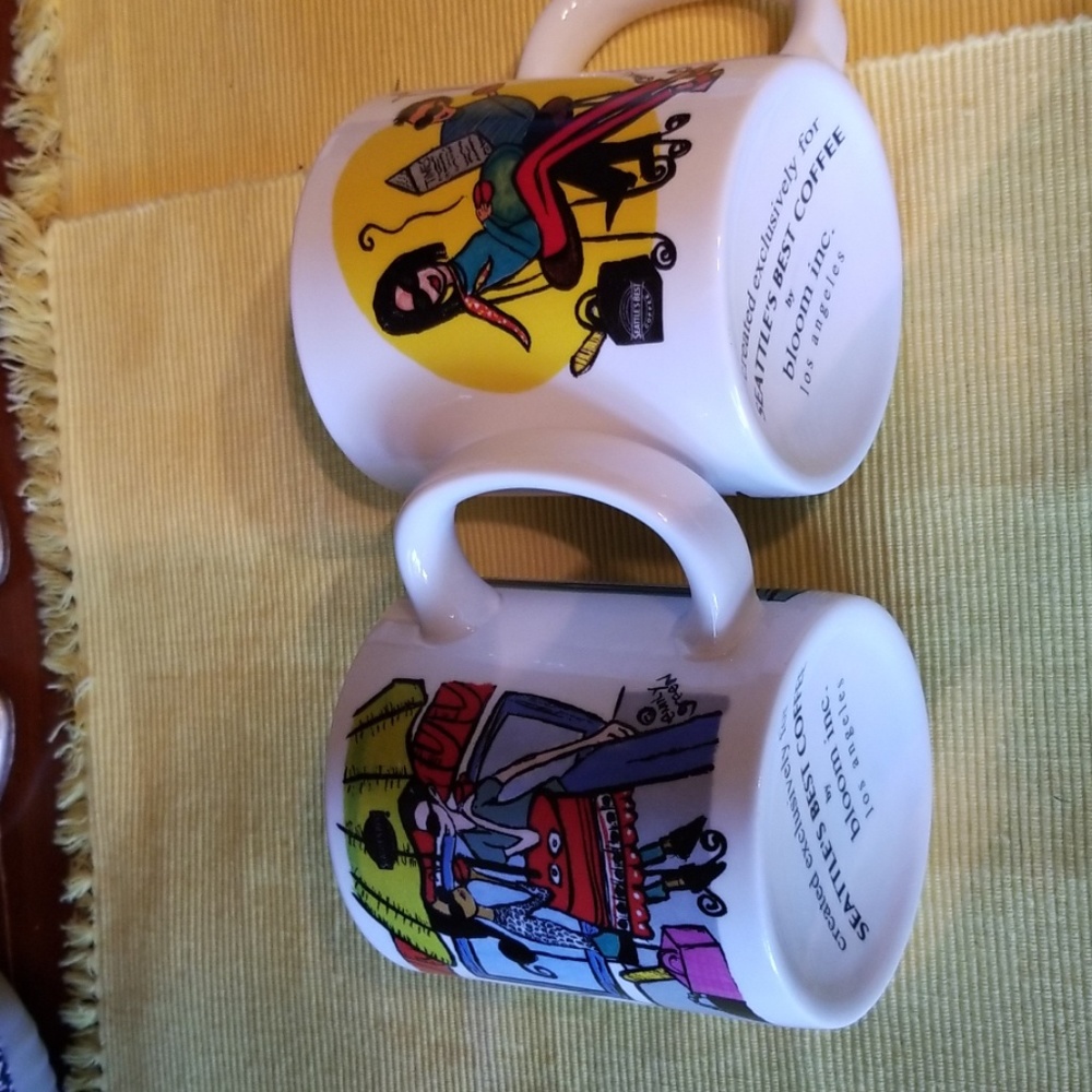 2 Seattle Best Coffee Cups - Picture 4 of 6